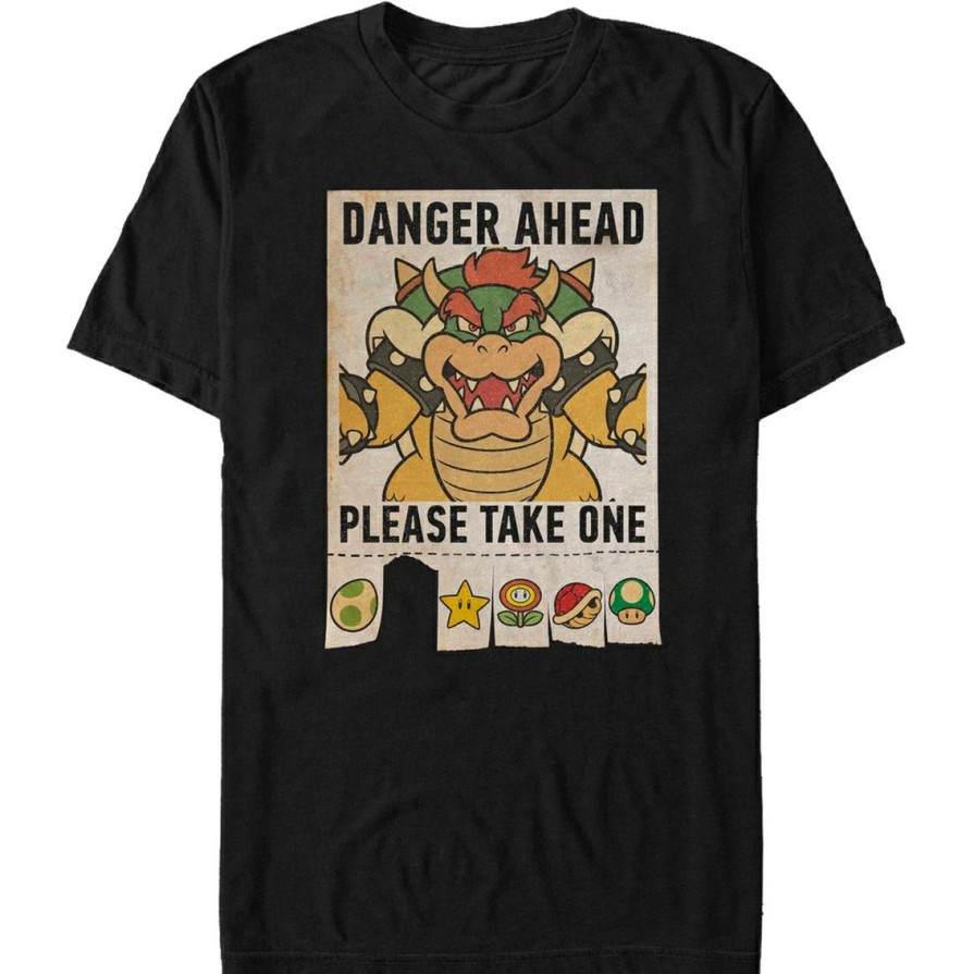 Men'S Clothing * | Cheapest Mad Engine Mens Nintendo Take One Bowser T-Shirt Black