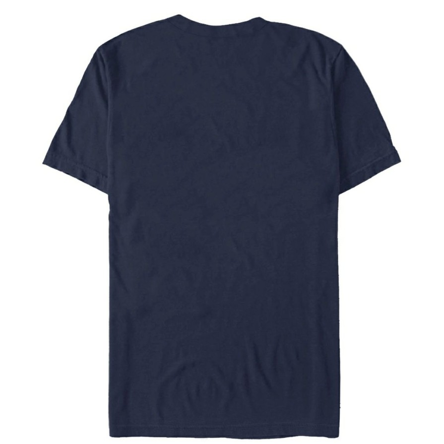 Men'S Clothing * | Coupon Mad Engine Mens Espn Line Gameday Yellow T-Shirt Navy