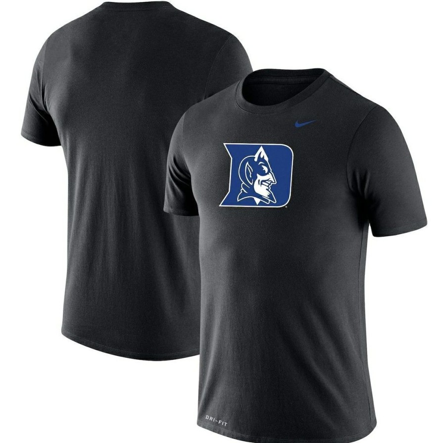 Men'S Clothing * | Top 10 Men'S Nike Duke Blue Devils School Logo Legend Performance T-Shirt Black