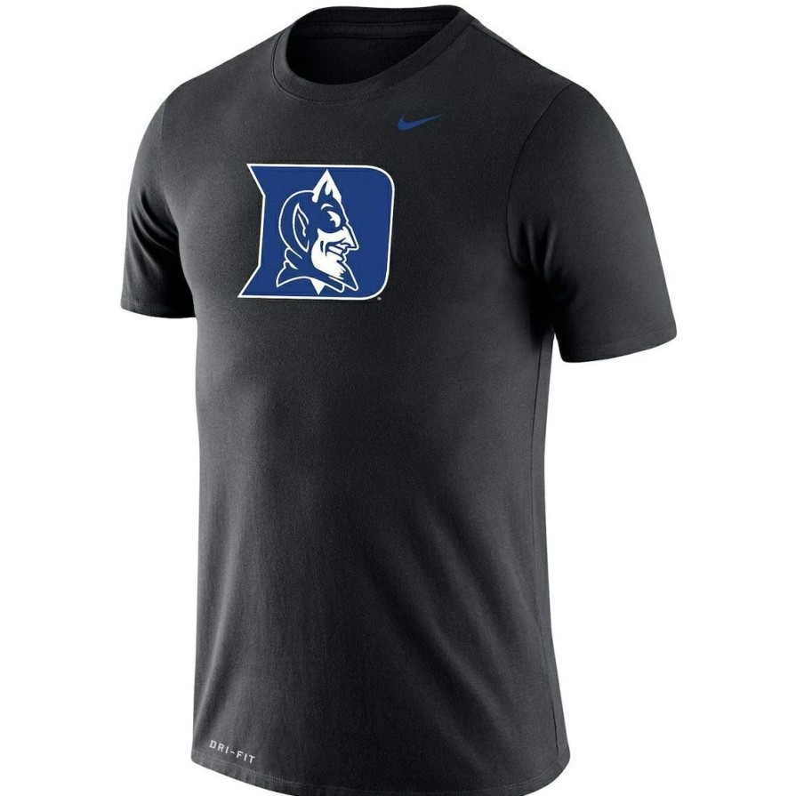 Men'S Clothing * | Top 10 Men'S Nike Duke Blue Devils School Logo Legend Performance T-Shirt Black