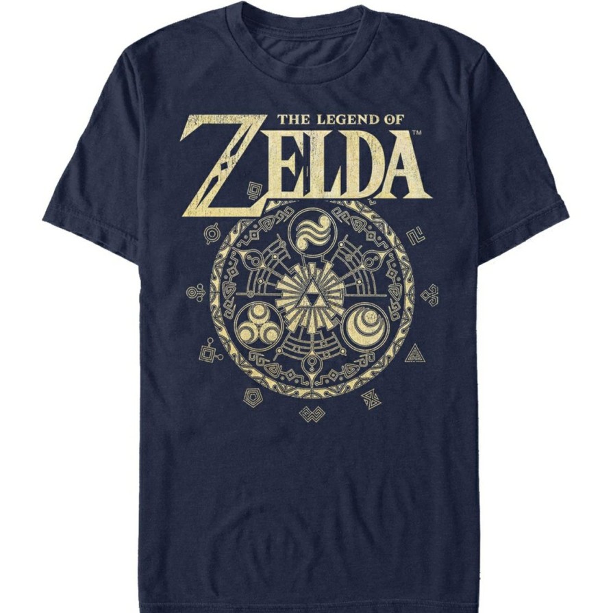 Men'S Clothing * | Top 10 Mad Engine Mens Nintendo Zelda Cir T-Shirt Navy