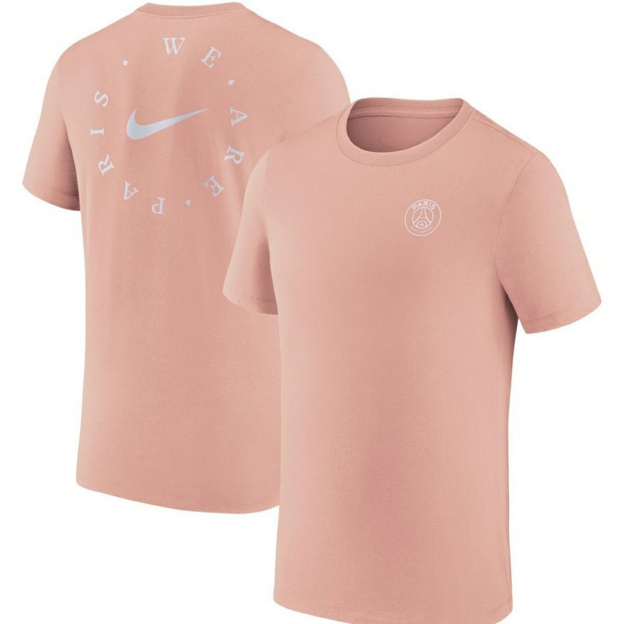 Men'S Clothing * | Coupon Men'S Nike Paris Saint-Germain Voice T-Shirt Pink