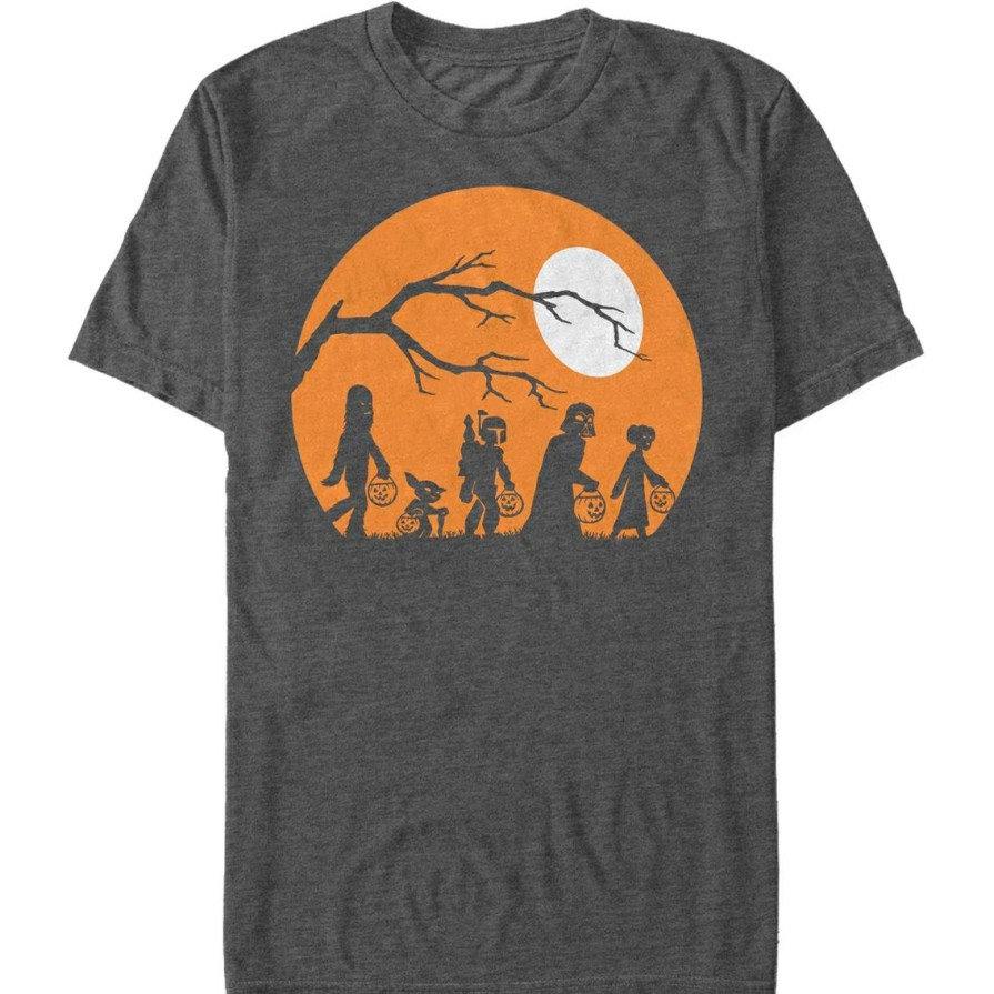 Men'S Clothing * | Coupon Mad Engine Mens Star Wars The Haunt T-Shirt Char Htr