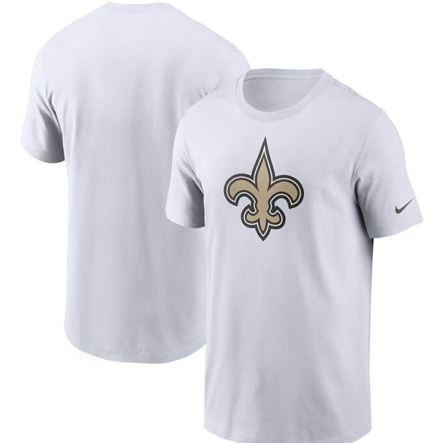 Men'S Clothing * | Coupon Men'S Nike New Orleans Saints Primary Logo T-Shirt White