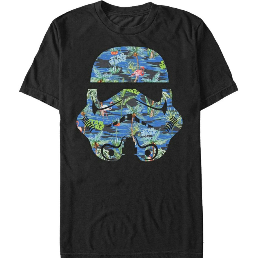 Men'S Clothing * | Buy Mad Engine Mens Star Wars Hula Helmet T-Shirt Black