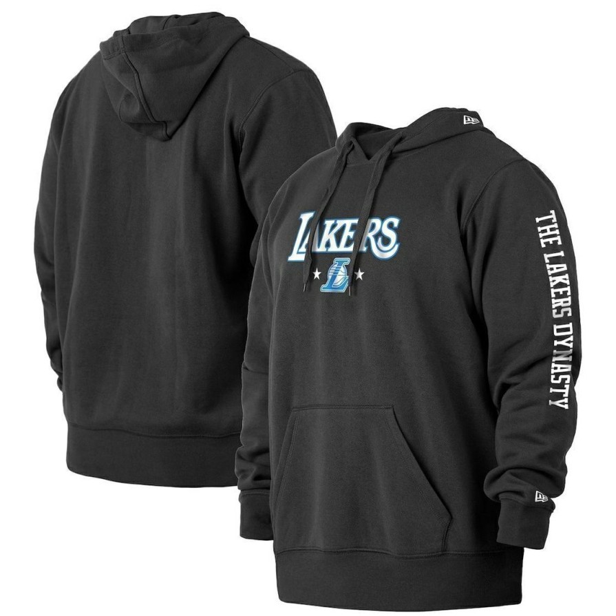 Men'S Clothing * | Top 10 Men'S New Era Los Angeles Lakers 2021/22 City Edition Big & Tall Pullover Hoodie Black