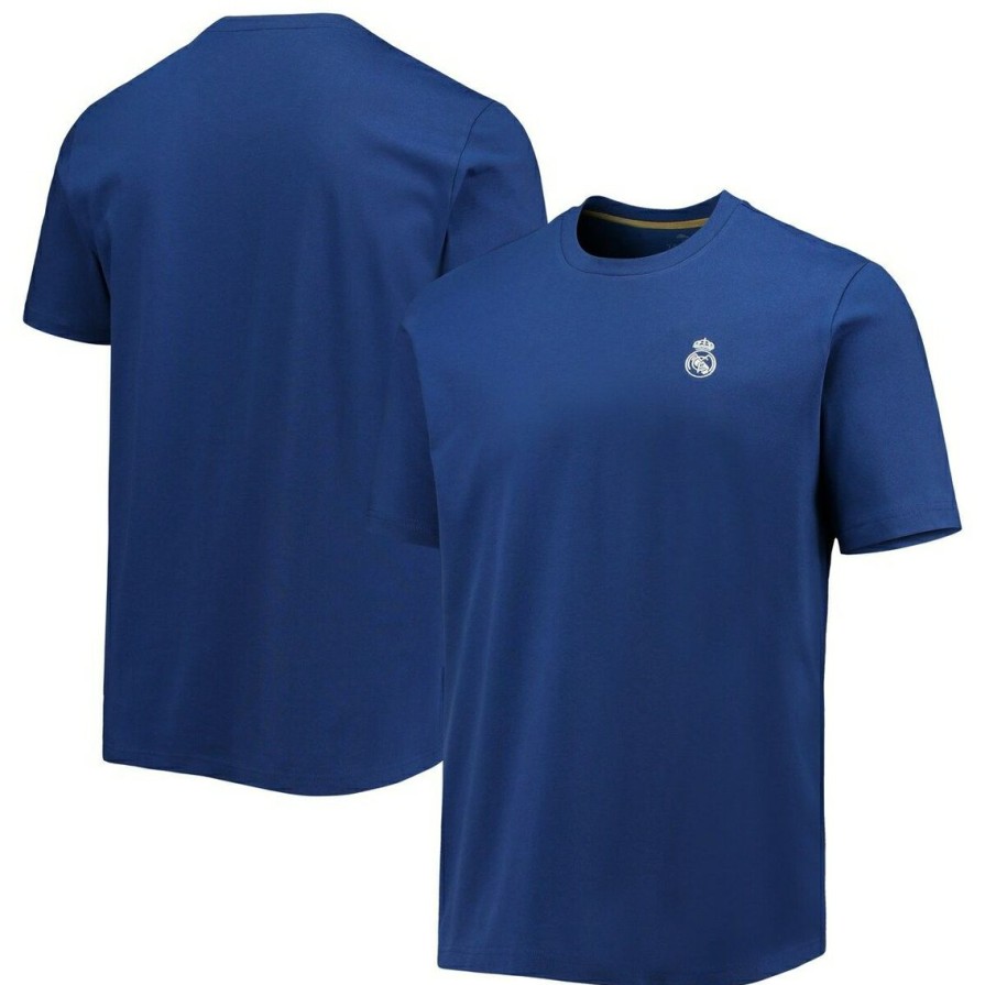 Men'S Clothing * | Deals Men'S Adidas Real Madrid Hc T-Shirt Navy