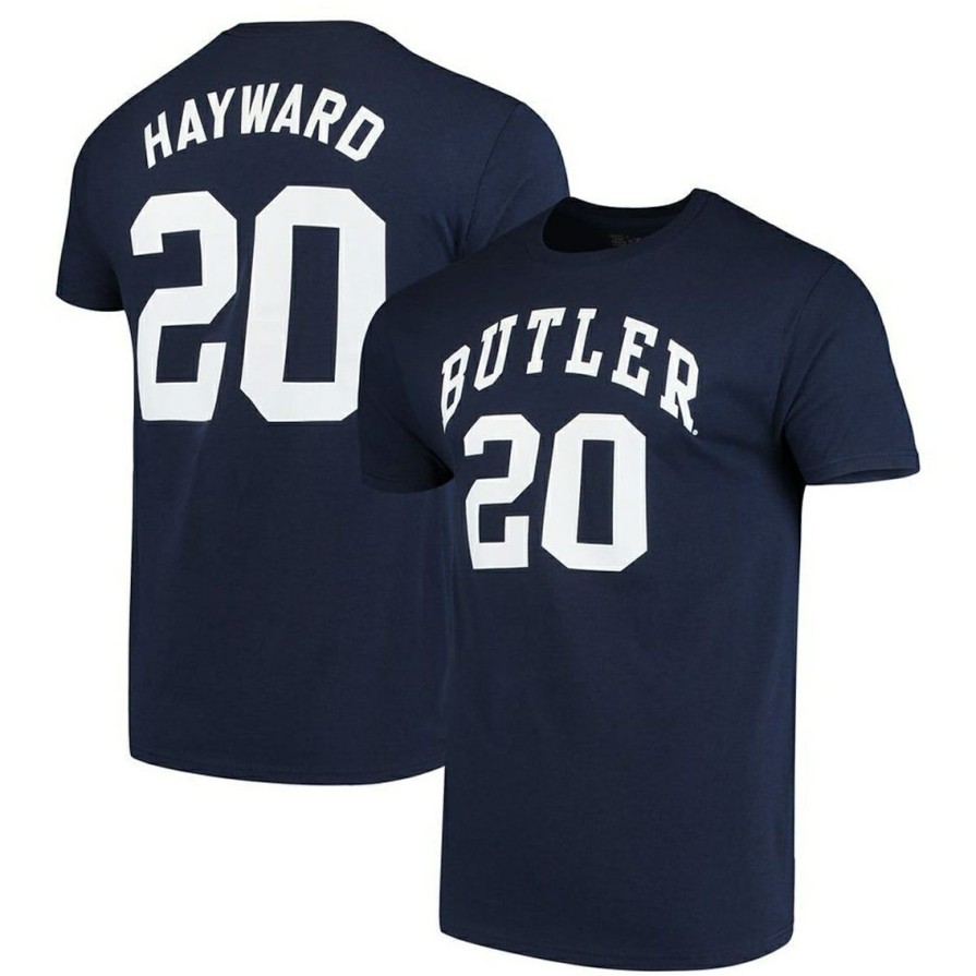 Men'S Clothing * | Brand New Men'S Original Retro Brand Gordon Hayward Butler Bulldogs Alumni Basketball Jersey T-Shirt Navy