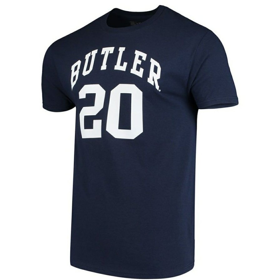 Men'S Clothing * | Brand New Men'S Original Retro Brand Gordon Hayward Butler Bulldogs Alumni Basketball Jersey T-Shirt Navy