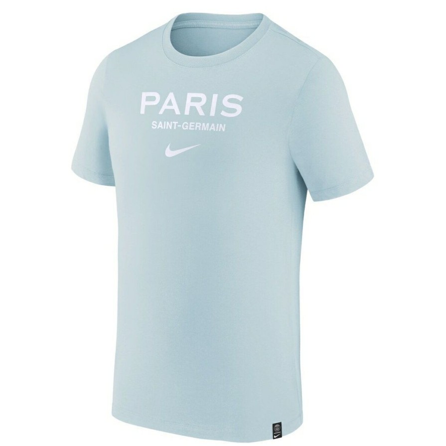 Men'S Clothing * | Best Reviews Of Men'S Nike Light Paris Saint-Germain Swoosh T-Shirt Blue