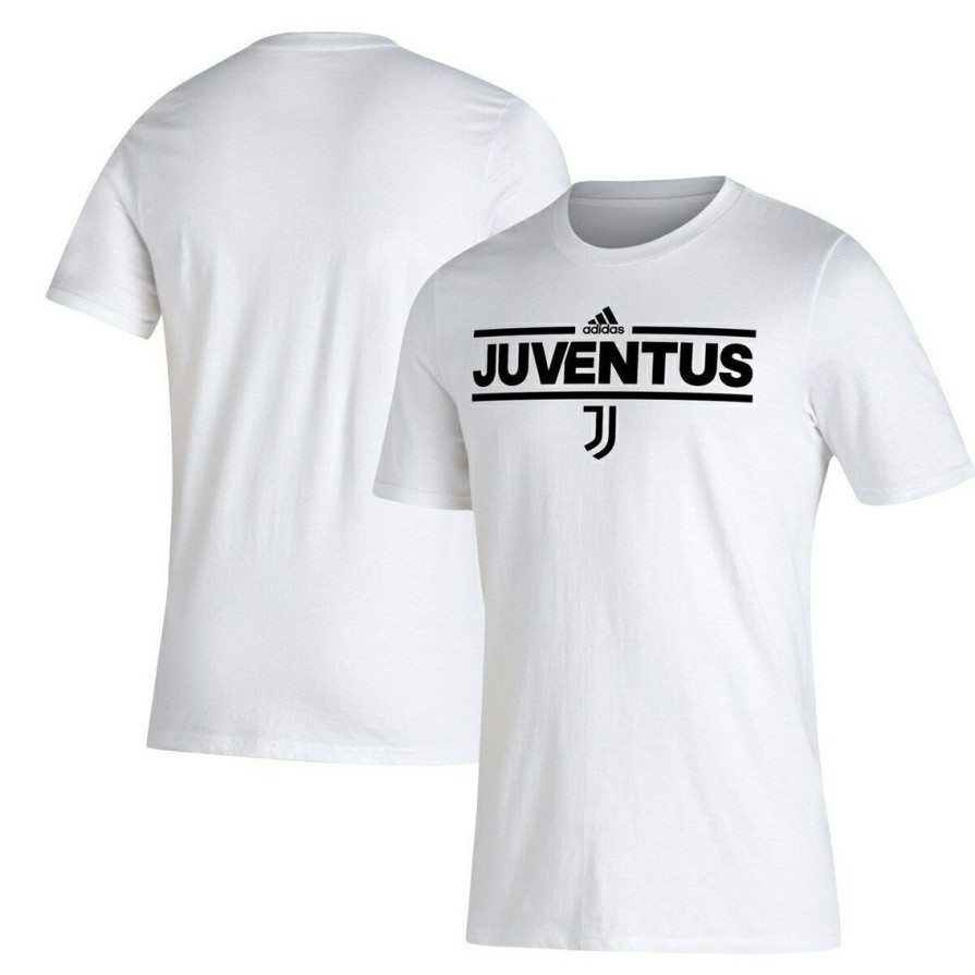 Men'S Clothing * | Outlet Men'S Adidas Juventus Lockup T-Shirt White