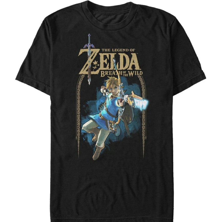 Men'S Clothing * | New Mad Engine Mens Nintendo Wild Arch T-Shirt Black