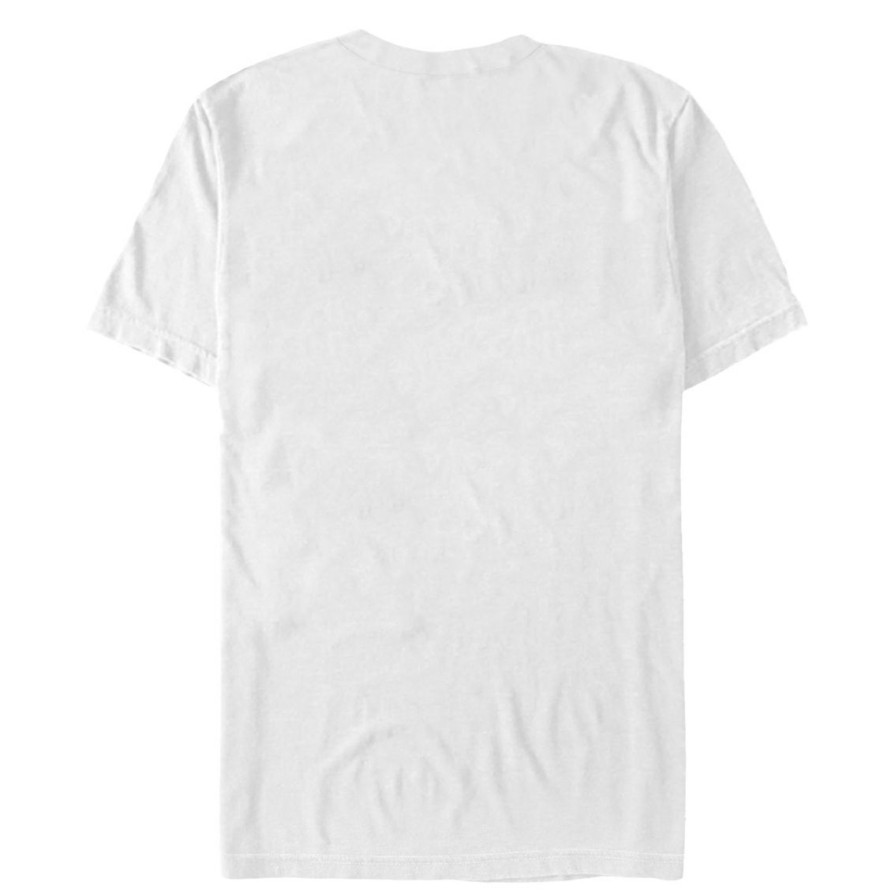 Men'S Clothing * | Brand New Mad Engine Mens Espn Face Name Stack T-Shirt White