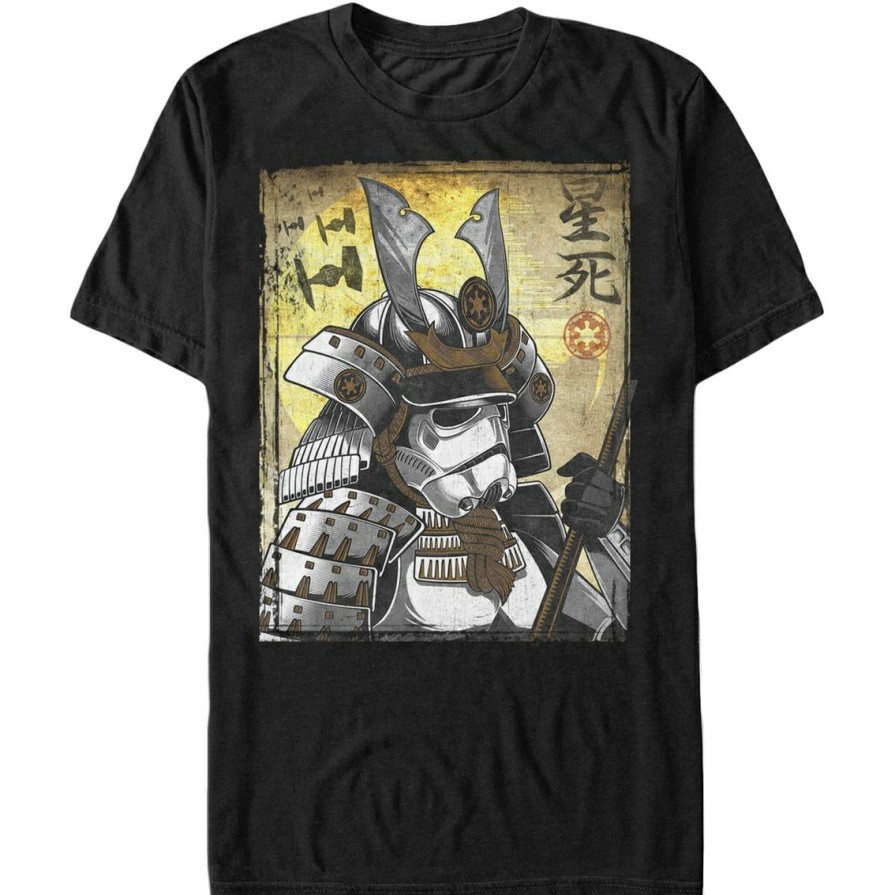 Men'S Clothing * | Best Deal Mad Engine Mens Star Wars Samuai Trooper T-Shirt Black