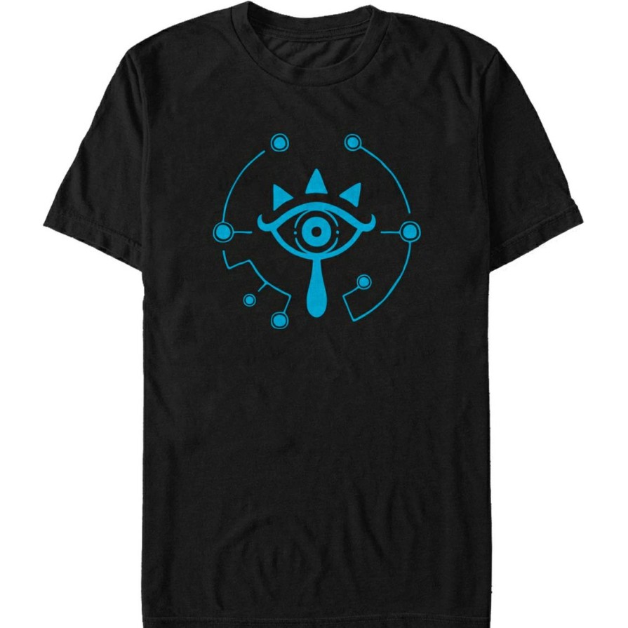 Men'S Clothing * | Hot Sale Mad Engine Mens Nintendo Botw Eye Fill T-Shirt Black