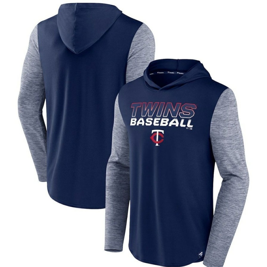 Men'S Clothing * | Cheap Men'S Fanatics Branded Minnesota Twins Future Talent Transitional Pullover Hoodie Navy