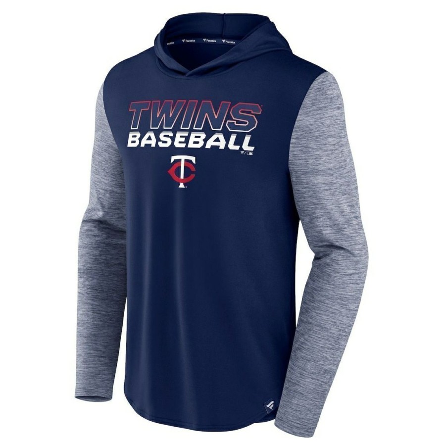 Men'S Clothing * | Cheap Men'S Fanatics Branded Minnesota Twins Future Talent Transitional Pullover Hoodie Navy