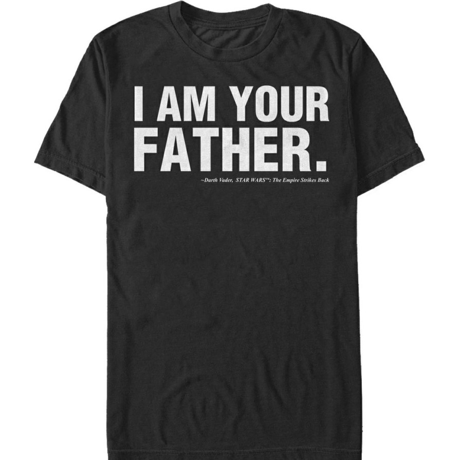 Men'S Clothing * | Wholesale Mad Engine Mens Star Wars The Father T-Shirt Black