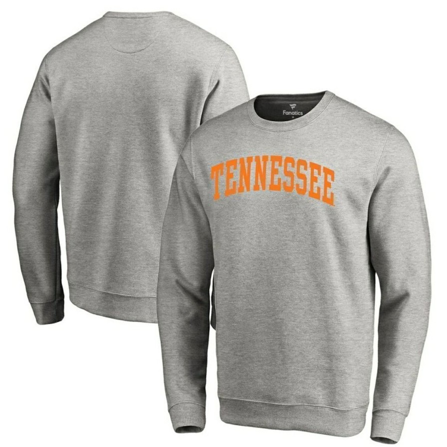 Men'S Clothing * | Best Sale Men'S Fanatics Branded Tennessee Volunteers Basic Arch Sweatshirt Gray