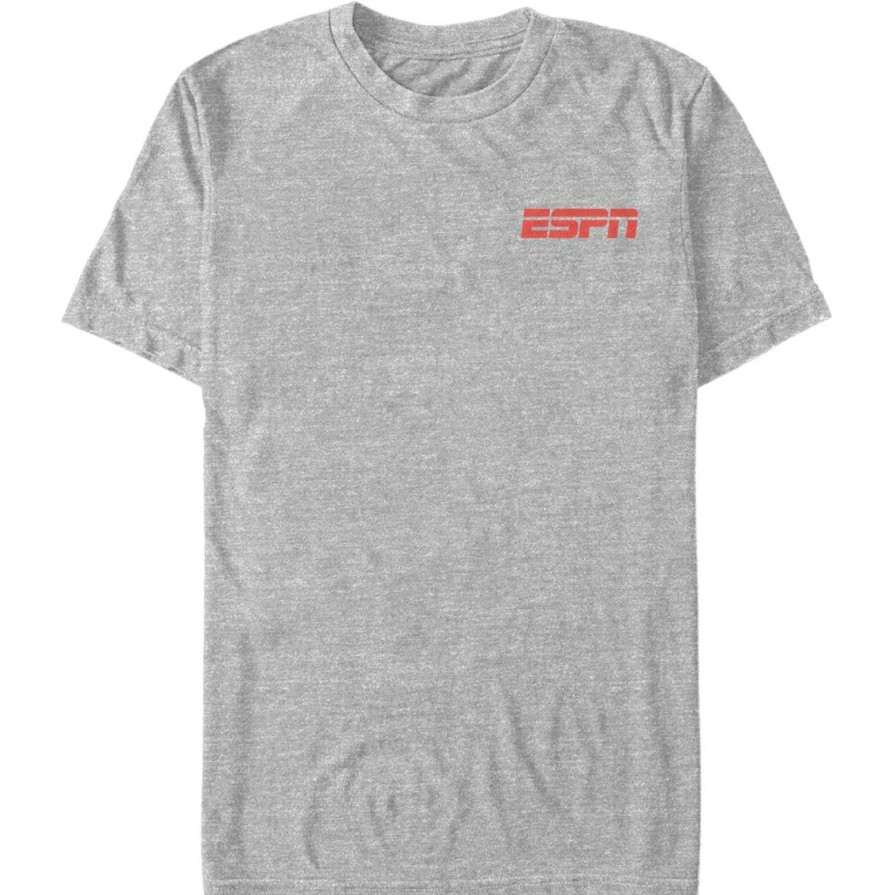 Men'S Clothing * | Top 10 Mad Engine Mens Espn Espn Pocket T-Shirt Ath Htr