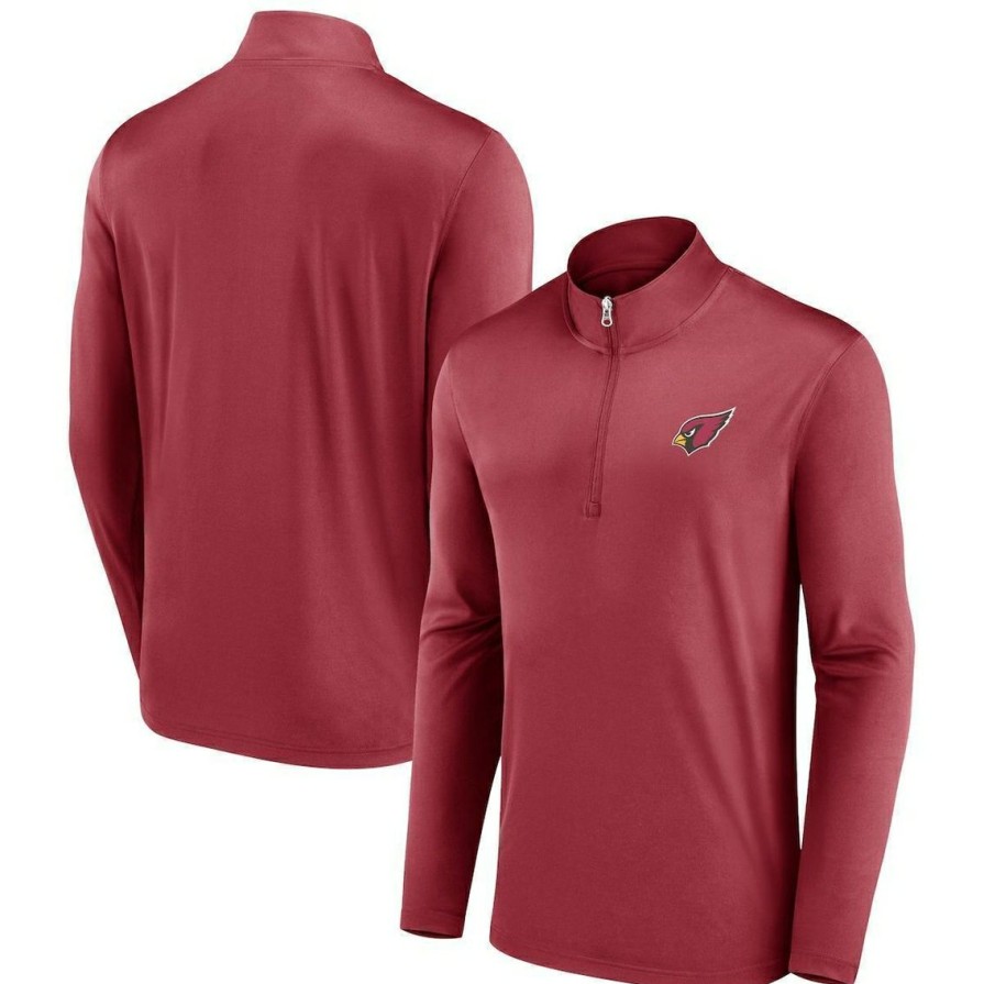 Men'S Clothing * | New Men'S Fanatics Branded Arizona S Underdog Quarter-Zip Jacket Cardinal