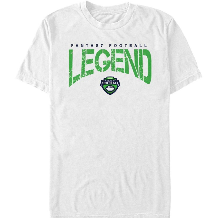 Men'S Clothing * | Best Reviews Of Mad Engine Mens Espn Fantasy Football Legend T-Shirt White