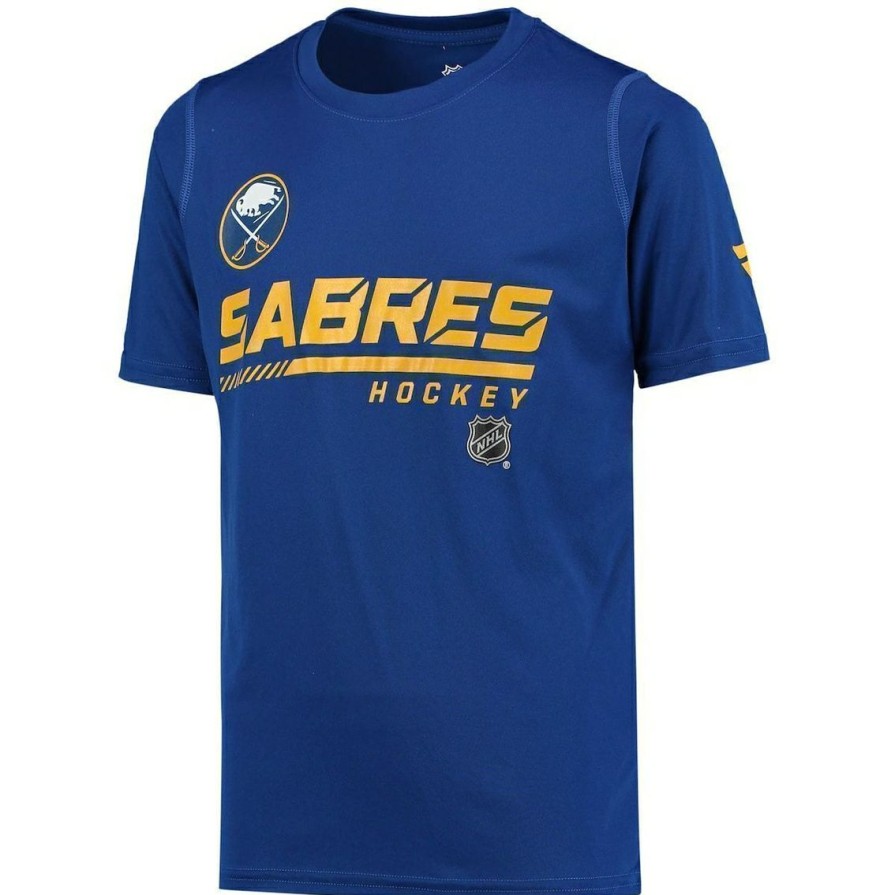 Men'S Clothing * | Top 10 Youth Fanatics Branded Buffalo Sabres Authentic Pro Prime T-Shirt Royal