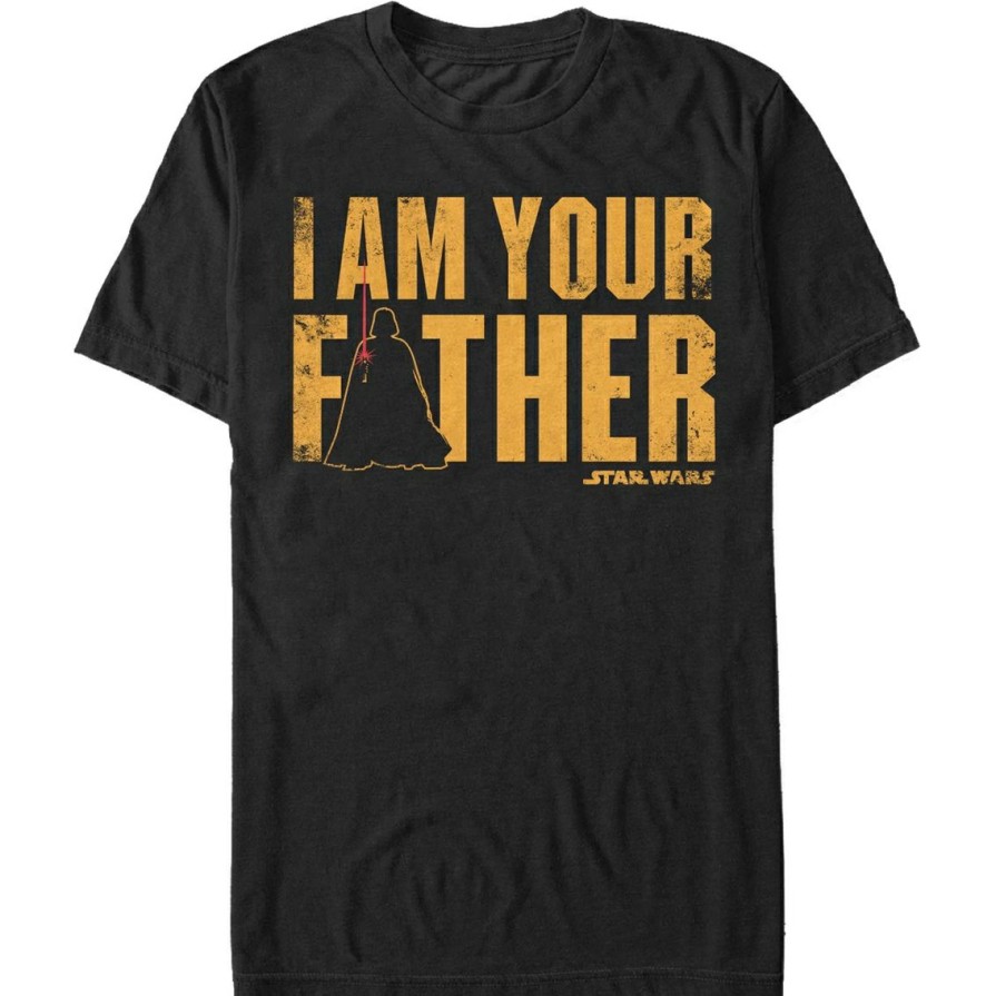 Men'S Clothing * | Best Reviews Of Mad Engine Mens Star Wars Fathers Day T-Shirt Black