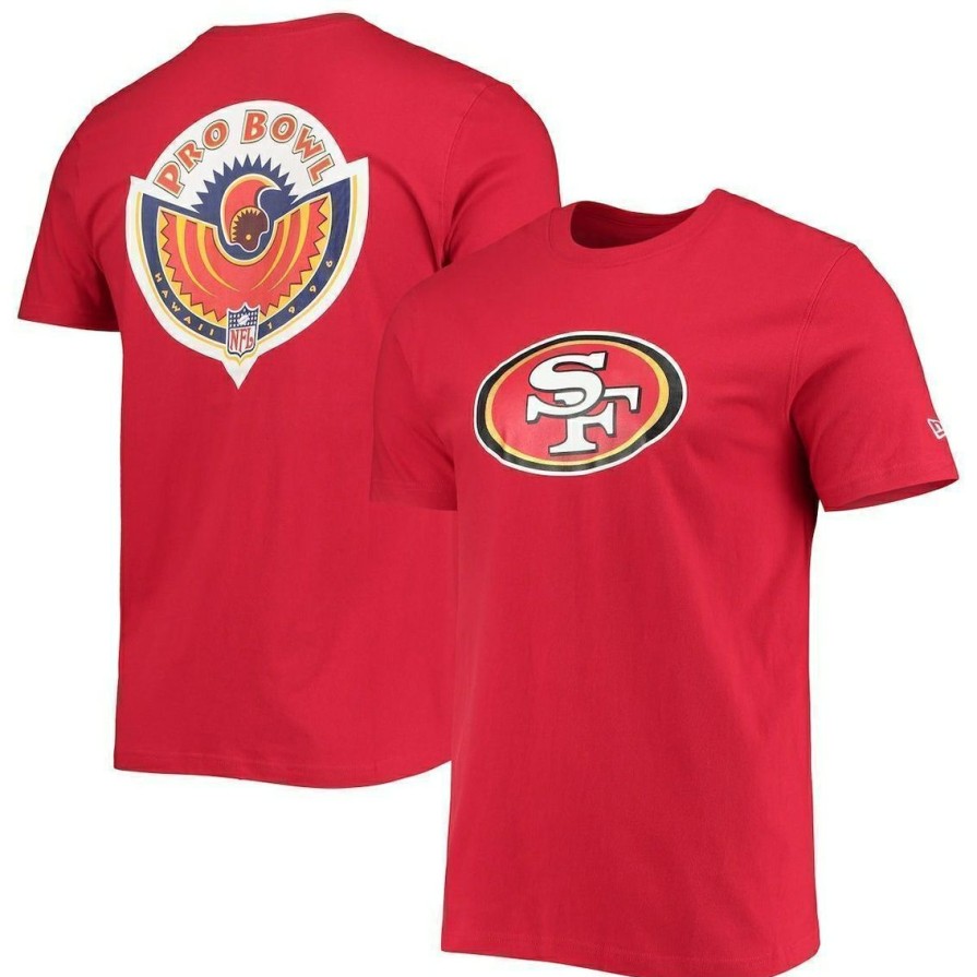 Men'S Clothing * | Discount Men'S New Era San Francisco 49Ers 1996 Pro Bowl T-Shirt Scarlet