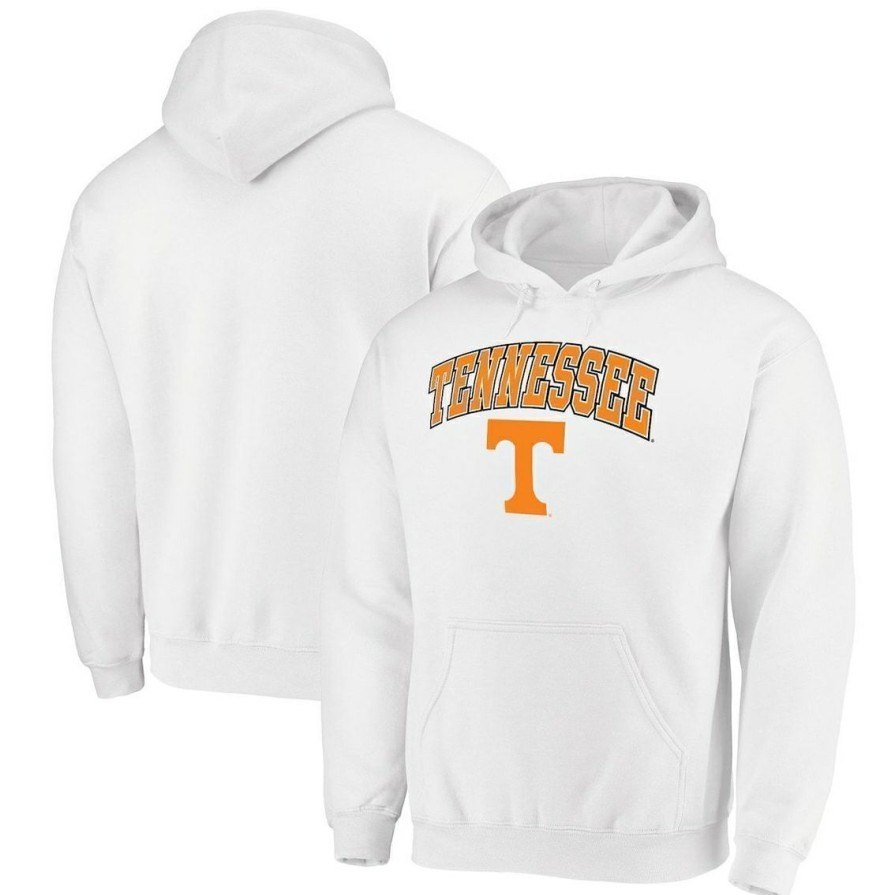 Men'S Clothing * | Best Deal Men'S Fanatics Branded Tennessee Volunteers Campus Logo Pullover Hoodie White