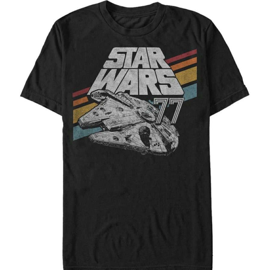 Men'S Clothing * | Best Pirce Mad Engine Mens Star Wars Awesome 77 T-Shirt Black