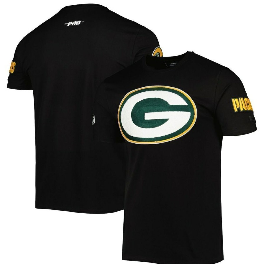 Men'S Clothing * | Cheap Men'S Pro Standard Green Bay Packers Mash Up T-Shirt Black