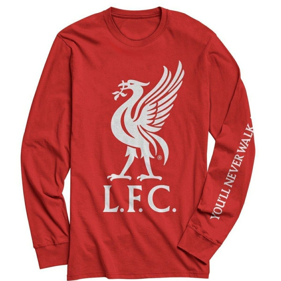 Men'S Clothing * | Budget Fifth Sun Men'S Liverpool Two-Hit Long Sleeve T-Shirt Red