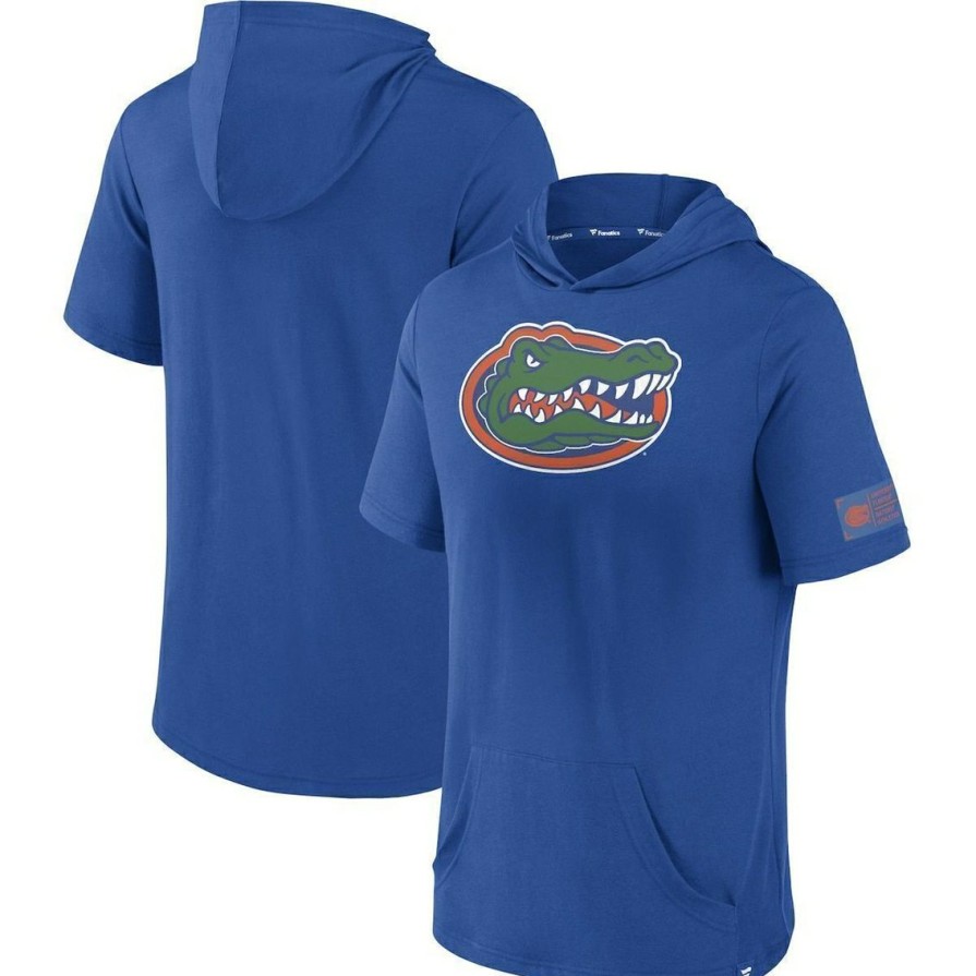 Men'S Clothing * | Coupon Men'S Fanatics Branded Florida Gators Approach Run Pullover Short Sleeve Hoodie Royal