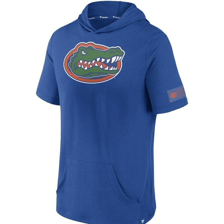 Men'S Clothing * | Coupon Men'S Fanatics Branded Florida Gators Approach Run Pullover Short Sleeve Hoodie Royal