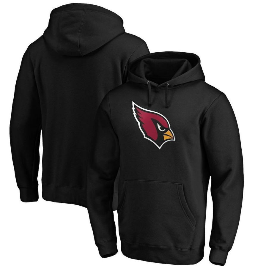 Men'S Clothing * | Brand New Men'S Fanatics Branded Arizona Cardinals Team Logo Pullover Hoodie Black