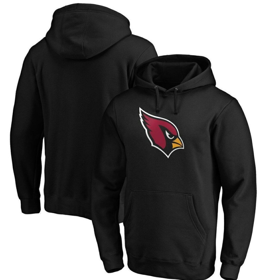 Men'S Clothing * | Brand New Men'S Fanatics Branded Arizona Cardinals Team Logo Pullover Hoodie Black