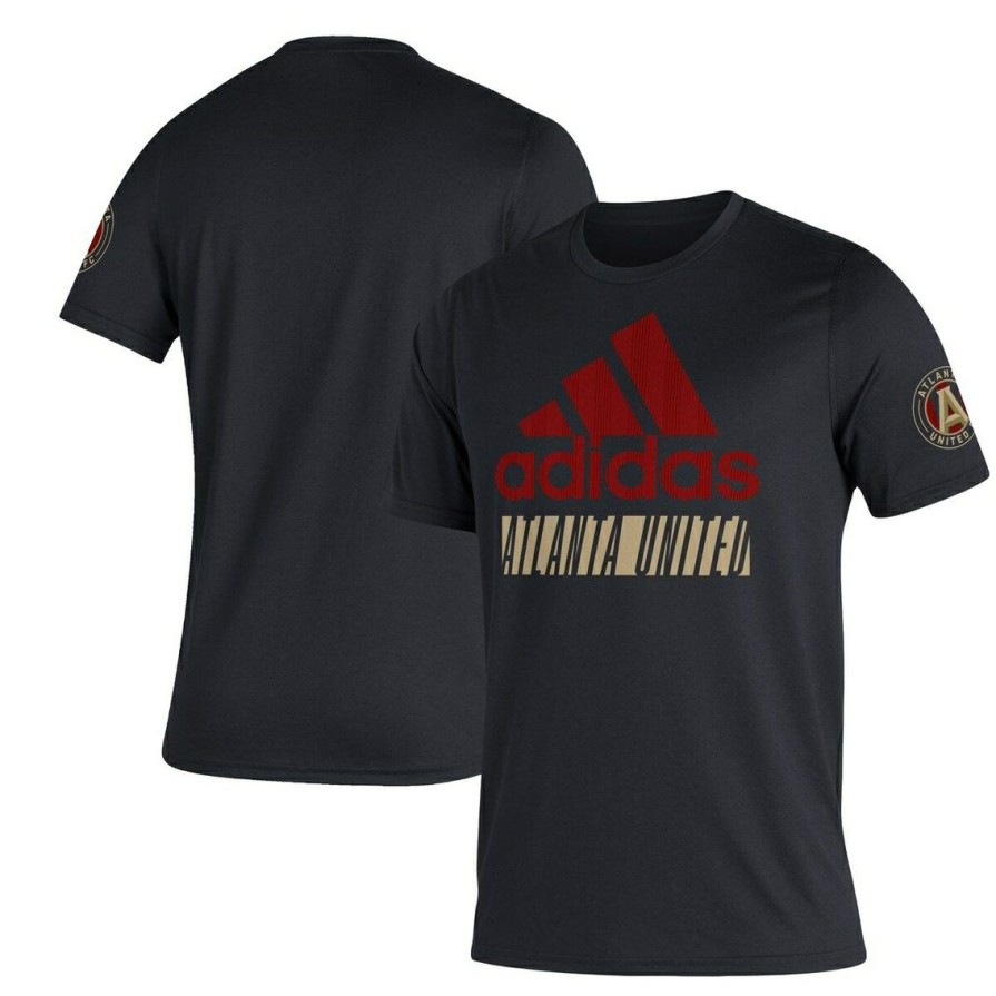 Men'S Clothing * | Best Pirce Men'S Adidas Atlanta United Fc Creator Vintage T-Shirt Black